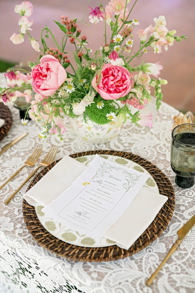Garden place setting