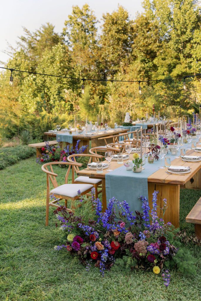 Colorful wedding colors