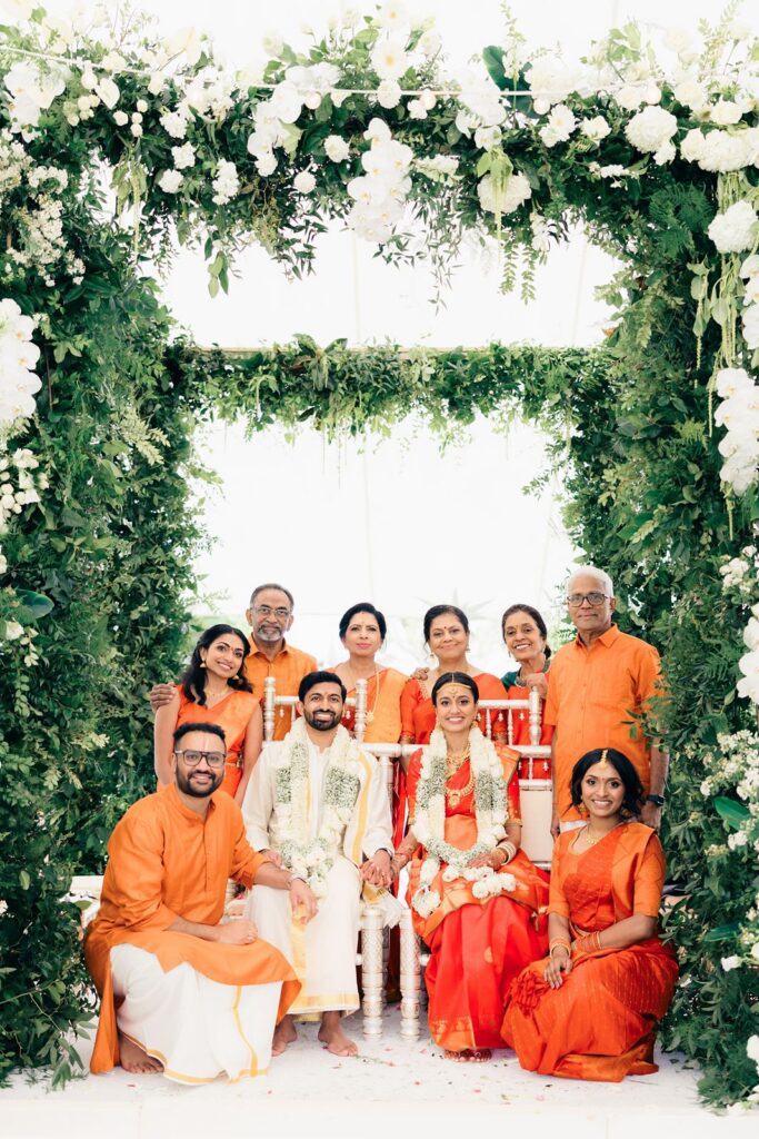 Mandap family portraits