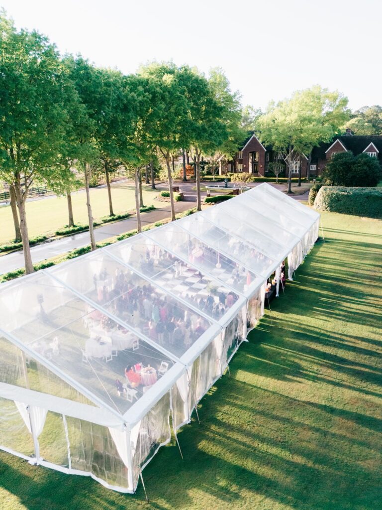 Tent designed by Indian wedding planner