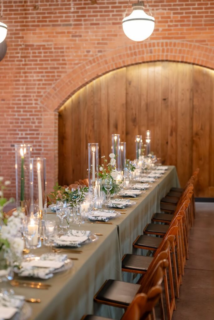 Green reception at The Cookery