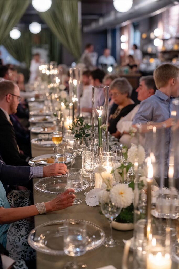 Dinner reception at The Cookery