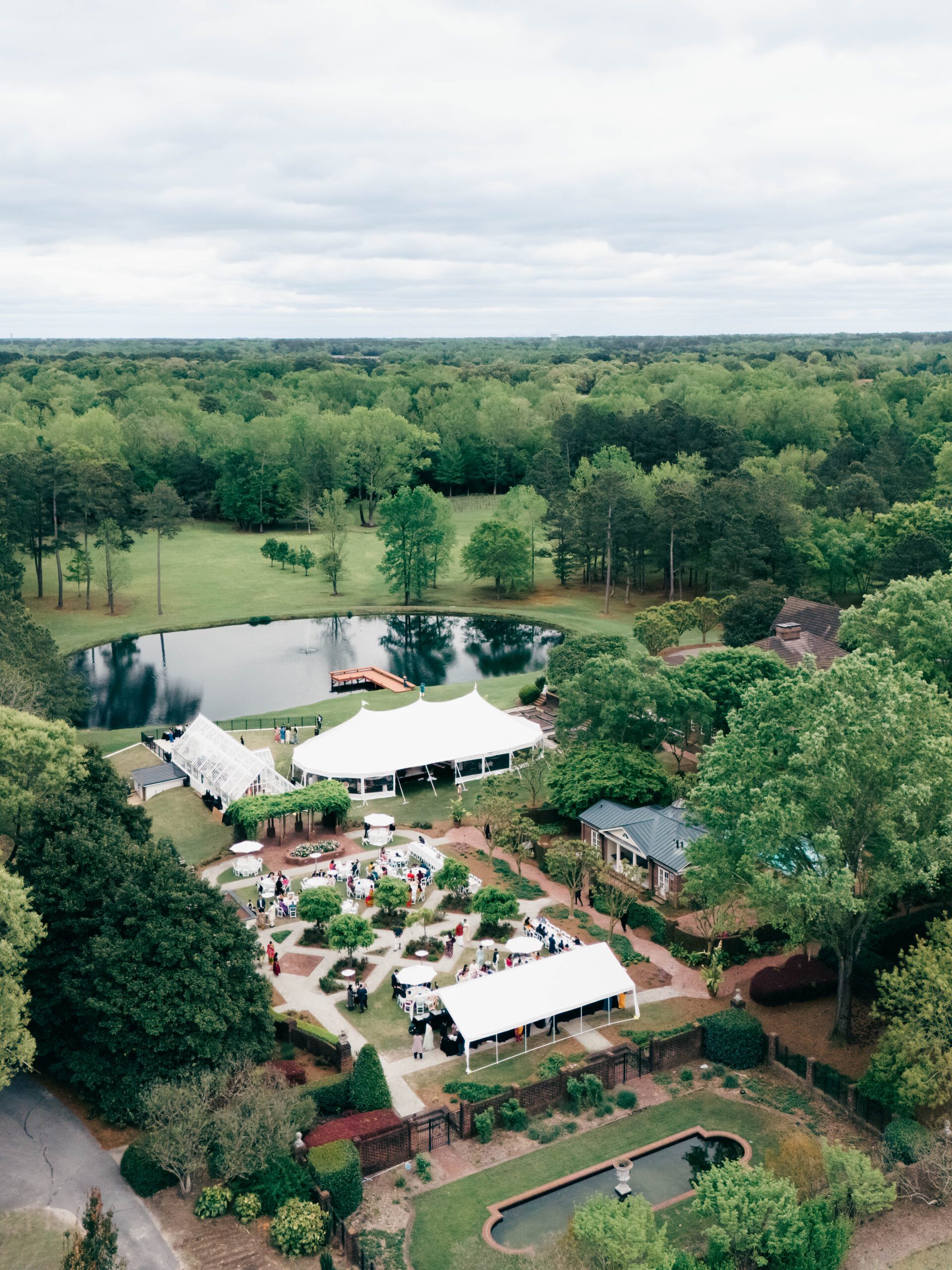 Full Service wedding weekend at Britton Manor with Tenting and guest accommodations