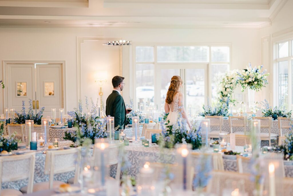 Bride and Groom reception reveal at Donovan Manor.