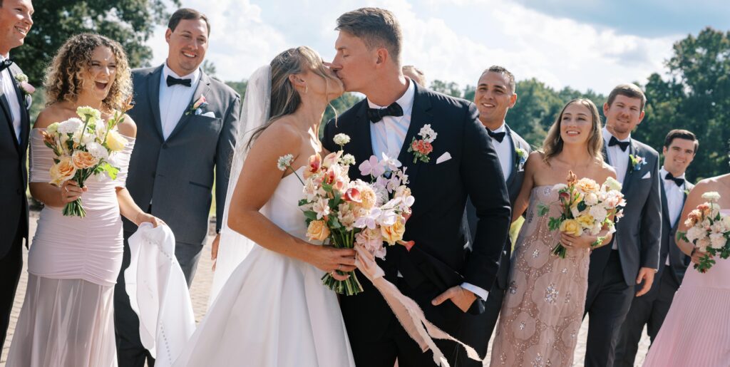 Real wedding in the Summer at Donovan Manor