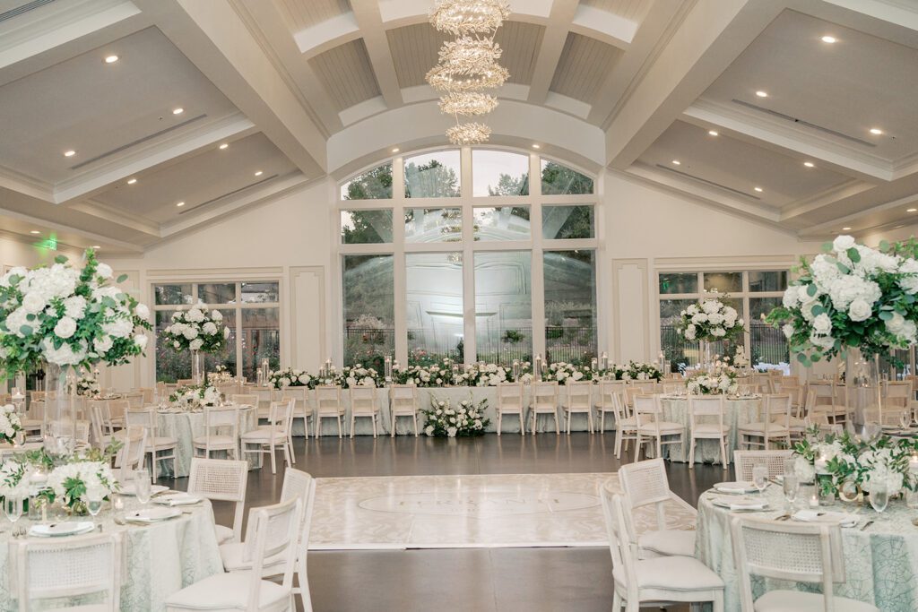 Dance floor wrap at Donovan Manor